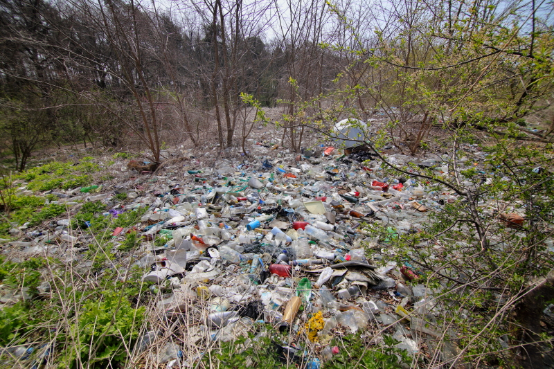 na zdjęciu zamknięte składowisko w Tylewicach
