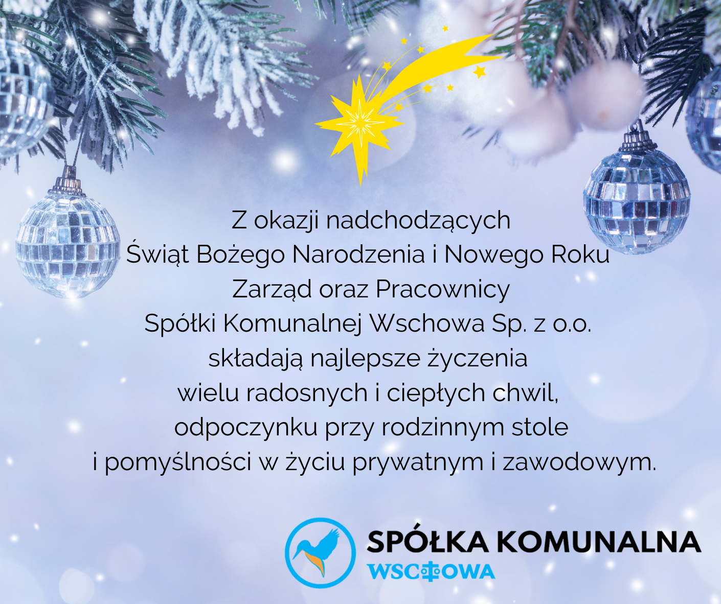 życzenia Bożonarodzeniowe i noworoczne