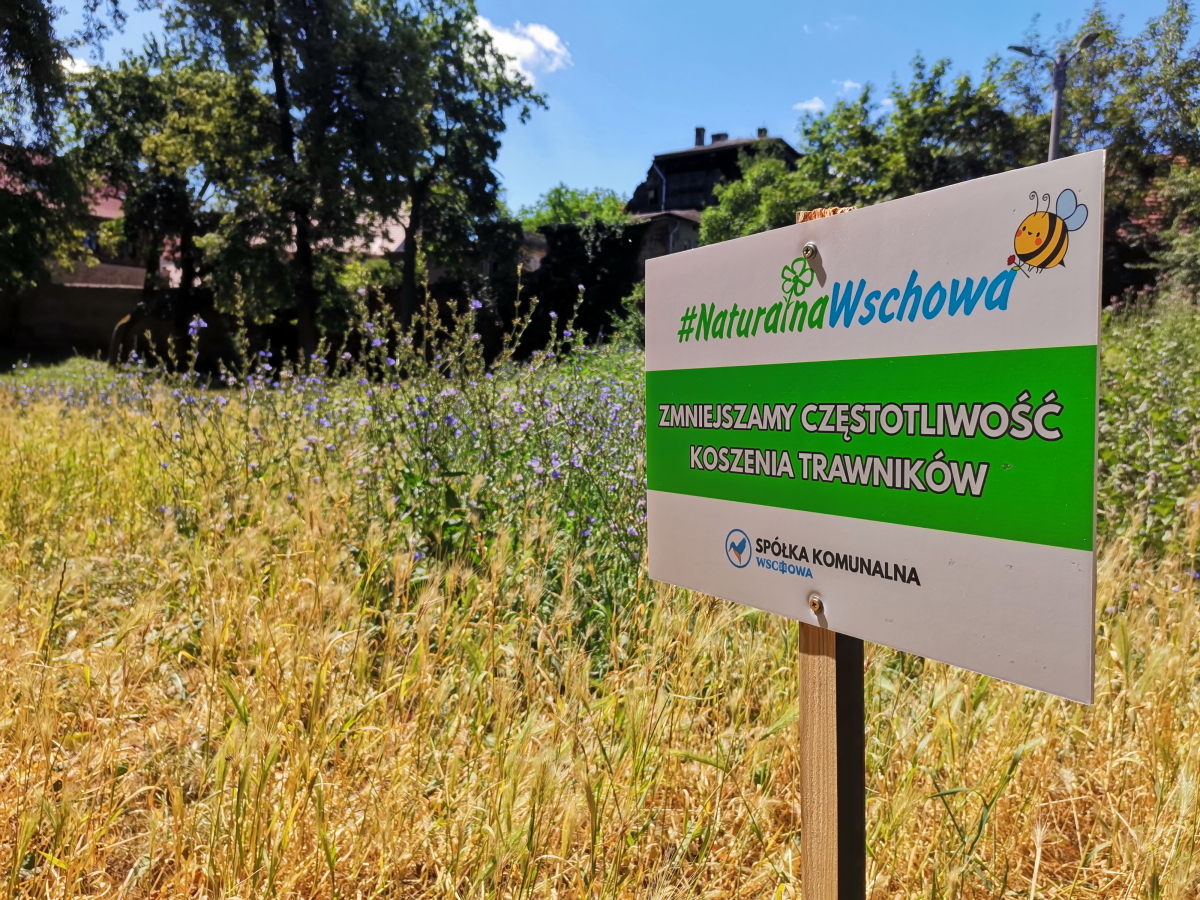 na zdjęciu tabliczka z informacją