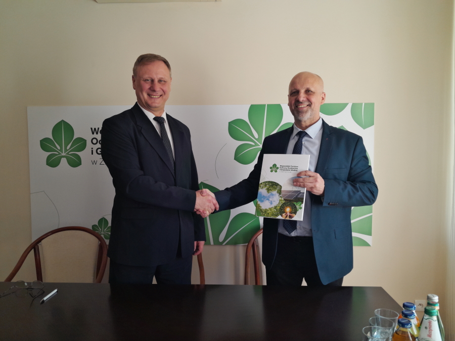 na zdjęciu Pan Krzysztof Kołodziejczy -Prezes Spółki i Prezes Funduszu