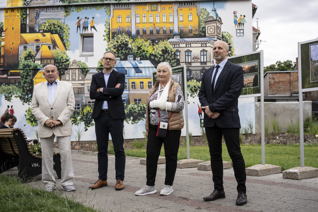 otwarciw wystawy , Burmistrz i Prezes Zarzadu Spółki