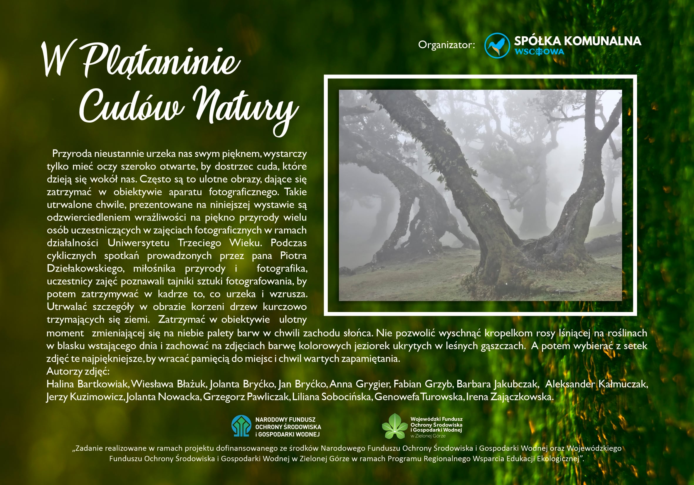 główna tablica informacyjna wystawy