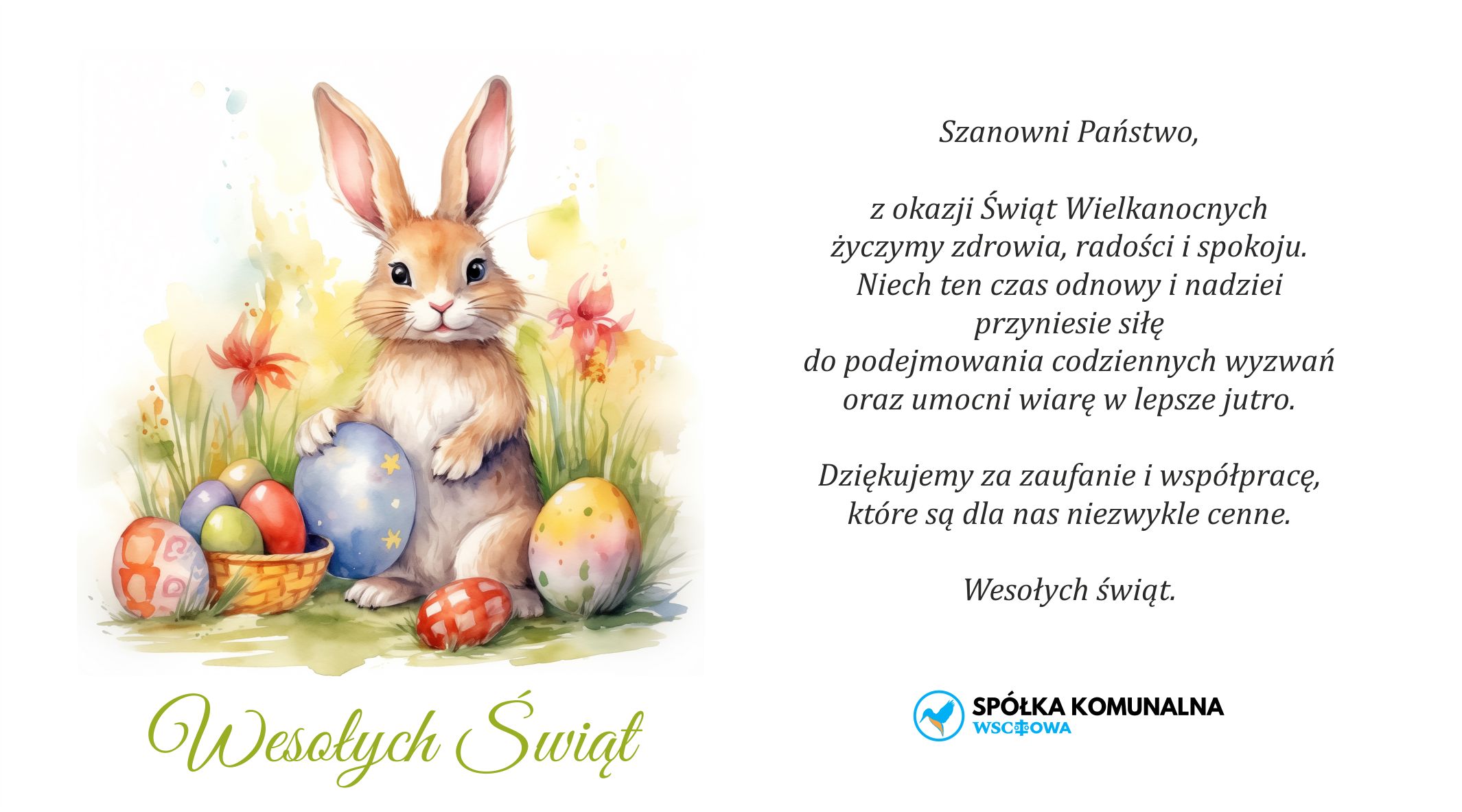 życzenia od Spółki